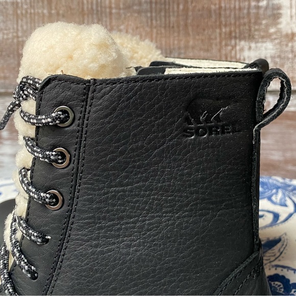🖤NWT🖤 Sorel Emelie Short Lace Cozy Boot - Picture 10 of 12